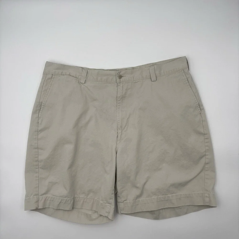 Polo‎ Ralph Lauren Chino Shorts Mens 42 Khaki Cotton Casual Twill Vtg